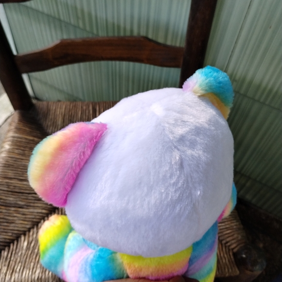 BUILD A BEAR Rainbow Friends Panda Bear Plush Multicolor Doll Stuffed Animal Toy - Picture 13 of 15